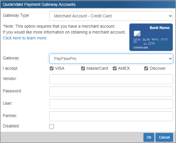 PayFlowPro Payment Gateway Setup