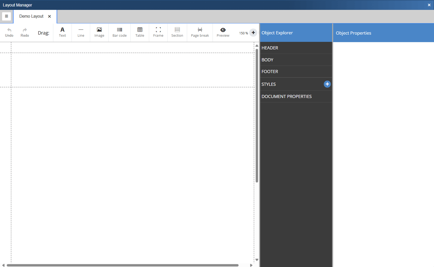 Creating a Layout from Scratch